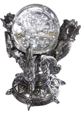 Diseño Toscano Dragones de Corfú Castillo Decoración gótica Estatua Globo Figura Foto 1 de 4