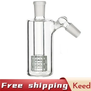 Bong Acqua Vetro 14mm Cattura Cenere 45 Gradi Spessore 45° Pyrex Vetro Bubbler - Foto 1 di 7