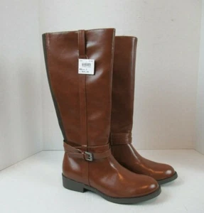NEW American Eagle Women's 1849 MAISIE Brown Riding Boots Low Heel Sz US 7 M - Picture 1 of 7
