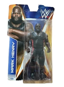 Figura de acción Mattel WWE Basic Series Mark Henry superestrella #49 - Imagen 1 de 5