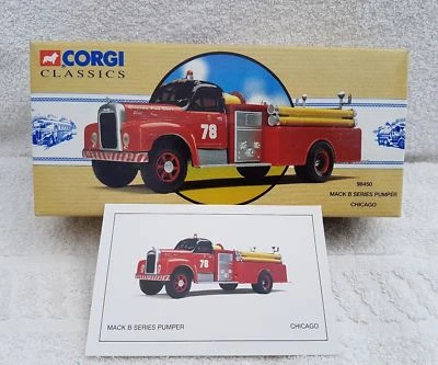 Corgi 1/50 Mack B Series Pumper Chicago 98450  - Immagine 1 di 2