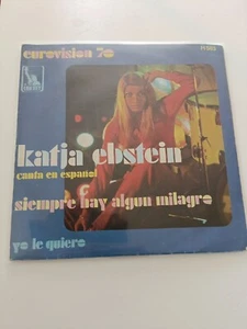 KATJA EBSTEIN 7"PS Es gibt immer ein Wunder EUROVISION SPANISCH - Bild 1 von 2