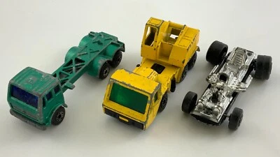 Matchbox Superfast 1976 No 42 46 49 Crane Truck Mercedes Container DD454 - Image 1 of 4