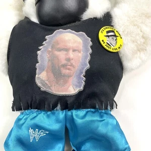 Peluche WWF Stone Cold Steve Austin Gorilla Cuddletown Friends Wrestling WWE - Imagen 1 de 7