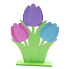  Tulip Wood Decorations Wood Pallet Spring Decor for Home Spring Jewelry 