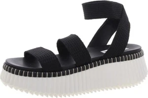 Steve Madden Women's Shelle Sandal, Black - US 7 & US 10 - Foto 1 di 3