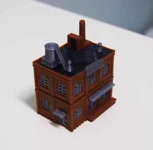 Outland Models Railway Industrial Building Factory / Warehouse STACKABLE Z Scale - Picture 1 of 2