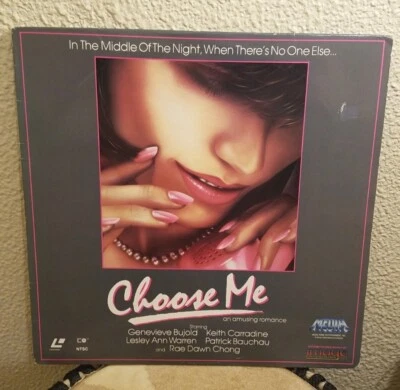 CHOOSE ME Vintage LASERDISC Keith Carradine, Genevieve Bujold, Rae Dawn Chong - Image 1 of 3