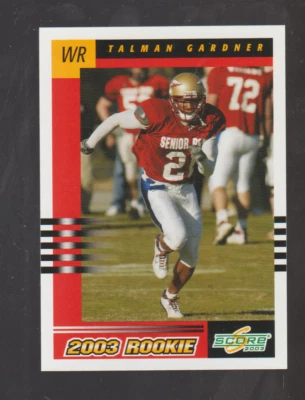 2003 Score #305 Talman Gardner RC, Florida State Seminoles - Image 1 of 2