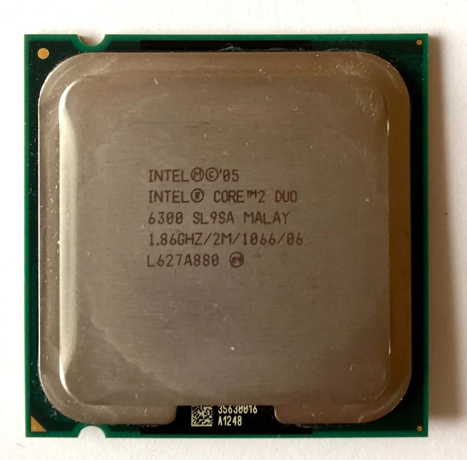 Procesador Intel Core 2 Duo 6300 SL9SA 1,86 GHz 2 MB 1066 MHz zócalo 775 - Imagen 1 de 1