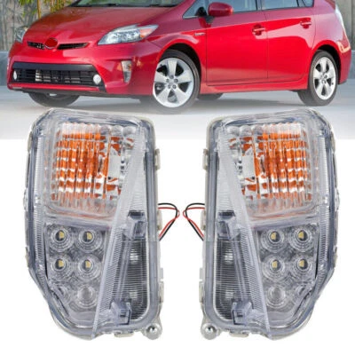 For 2012-2015 Toyota Prius LED DRL Turn Signal Fog Lamp Daytime Running Light - Image 1 of 4