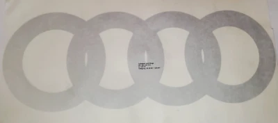 Nuevo Audi Anillos OES Puerta Inferior Calcomanía 85785344397A 2Bennett Audimotive Foto 1 de 4