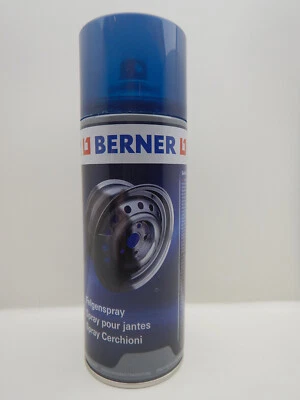 BERNER FELGENSILBER SILBER FELGE FELGENLACK LACK SPRAY 400ML SILBER METALLIC - Bild 1 von 3