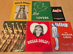 6 Vintage Souvenir Programs from Musicals and One Play.      - Picture 1 of 7