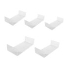 5 Pack Clear Acrylic Display Risers, 5 Sizes Acrylic Jewelry Display Riser7862