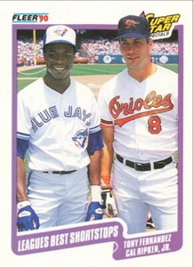 1990 Fleer Tony Fernandez / Cal Ripken, Jr. Super Star Specials #634