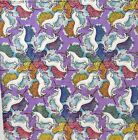 TWO Individual Paper Lunch Decoupage Napkins - 1725 Colorful Unicorns