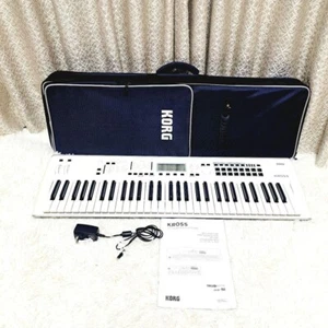 Korg Kross 2 SC White 61-Key Keyboard Synthesizer Musical Keyboard Working Used - Picture 1 of 22