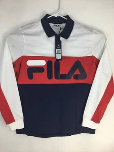 NWT FILA Morris Rugby Harley Polo Shirt Sz L LM183791-New - Picture 1 of 5