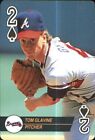 1993 U.S. Playing Cards Aces Atlanta Braves Baseball Card #2S Tom Glavine