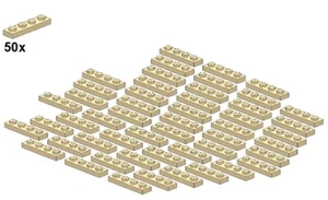 LEGO® - Plates - Tan - 3710-07 - 1x4 (50Stk) - Platte - Beige - Bild 1 von 1