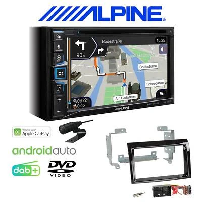 Alpine Autoradio Apple CarPlay für Fiat Ducato Facelift ab 2014 piano black - Bild 1 von 4