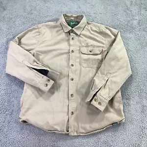 Woolrich The Green Label Collection Shirt Jacket Men Medium Shacket Lined - Picture 1 of 11