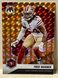 FRED WARNER 2021 Panini Mosaic - Mosaic Reactive Orange Prizm #178 49ers - Picture 1 of 3