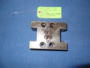 Mori Seiki SL 204 DOPPELSEITIGER WERKZEUGHALTER 76X 35 mm BOLZENMUSTER. VERKAUF WIE BESEHEN - Bild 1 von 7
