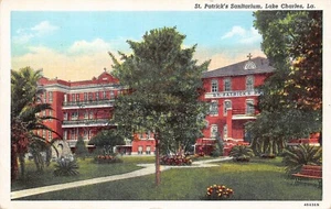 # K639 LAGO CHARLES, LA.      POSTAL, SANATORIO DE SAN PATRICIO - Imagen 1 de 2