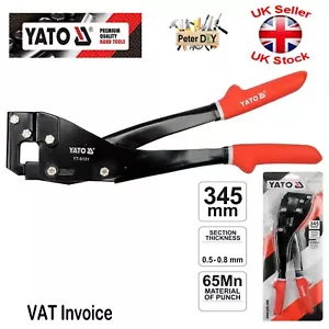 Yato PROFIL STUD Sections Crimping Tool 345mm For Metal Sheets 0.5-0.8 YT-5131 - Picture 1 of 1