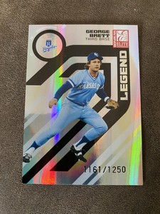 2005 Donruss Elite Legends Ser #ed 1161/1250 George Brett #159 HOF