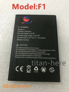 NEW Original F1 3900mAH 3.8V Battery For ABTHREE Batteria Batterie GB 31241-2014 - Picture 1 of 2