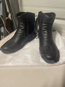Botas de moto Bilt Darnell Mns talla 10 | negras, cuero | cremallera - Imagen 1 de 6