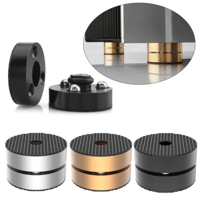 4pz Supporto Isolamento Giradischi Altoparlante HiFi Piedi Base Pad Perline Ammortizzatore - Immagine 1 di 4