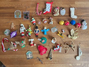 Lot of 40 Old/Vintage Christmas Tree Ornaments - Picture 1 of 8