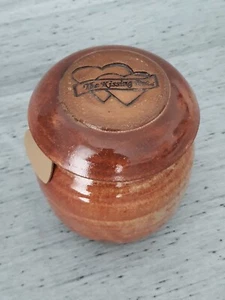 The Kissing Pot Hand-made Pottery Candy Jar - Picture 1 of 11
