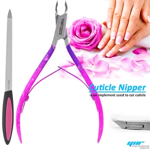 Manicure Pedicure Double Sided Metal Nail Files Strong Edges Dual File Cuticle - Picture 1 of 27