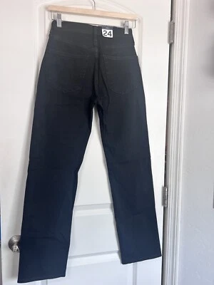 NWT Gap Women's High Rise 90's Loose Jeans, Size 24 00R Black Denim MSRP $80 - Image 1 of 4