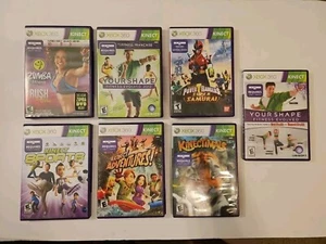 ⭐️ Xbox 360 Kinect Lot of 7 Games Kinectimals , Sports, Fitness, Power Rangers - Picture 1 of 11