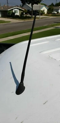 13" Antenna Mast Black Power Radio AM/FM for DODGE SPRINTER 2003-2009 Brand New - Image 1 of 4