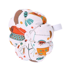Pumpkin Fabric Sewing Needles Pin Cushion With Elastic Wrist Belt Handicraft(2) - Picture 1 of 24