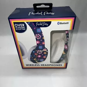 Packed Party Flower Wireless Bluetooth Noise Canceling Headphones - Picture 1 of 4