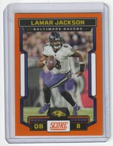 2023 Score Orange #188 Lamar Jackson - Baltimore Ravens MVP - Bild 1 von 2