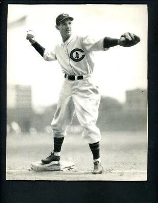 Woody English circa 1930's Press Original George Burke Photo Chicago Cubs - Image 1 of 2