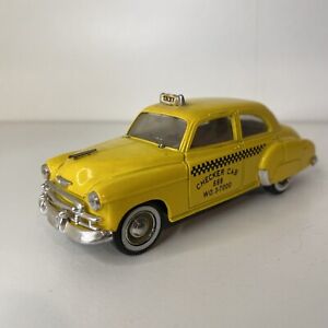 Solido Chevrolet 1950 Taxi Jaune 1/43 Métal Voiture Miniature Made In France 