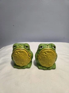 Giappone Grumpy rospo/rana sale e pepe shaker vintage stravagante - Foto 1 di 6