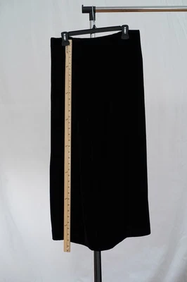 Falda Terciopelo Negra Notations Talla Mediana Foto 1 de 4