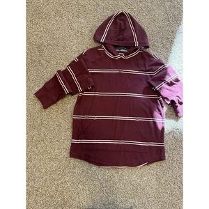 Boys Hoodie Striped Shirt Size L By Sonoma - Picture 1 of 9