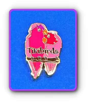 Geocoin Tikibirds Tropical Lovebirds Polished Gold Unactivated - Image 1 of 3